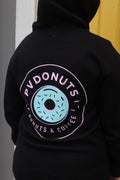 PV Donuts Logo Unisex Black Sweatshirt